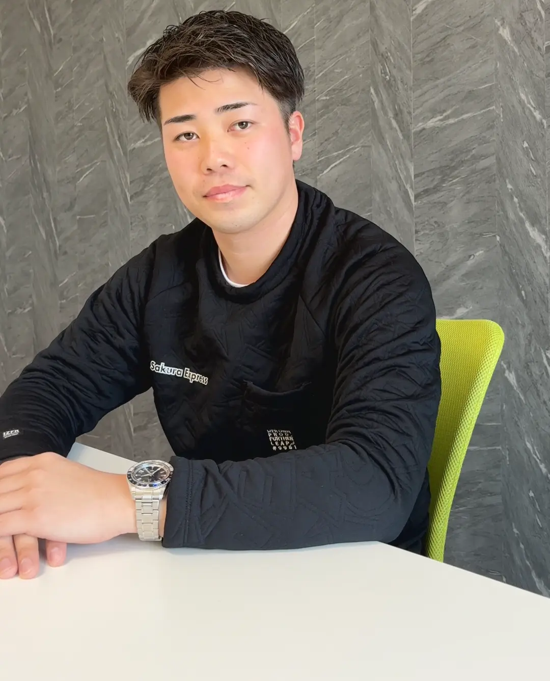 代表取締役社長　岡林　インタビュー写真